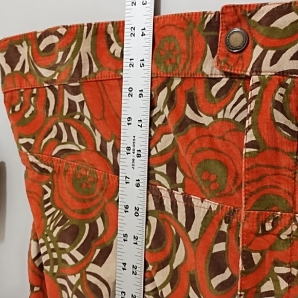 Jones NY XL Soft Fine Wale Stretch Print Cotton Corduroy Jean Jacket - Picture 9 of 16